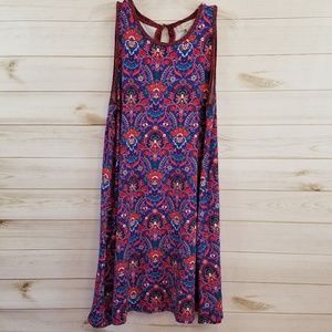 LOFT paisley print dress size large